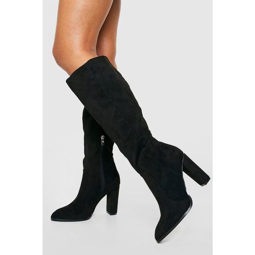 Bottes Hautes À Bout Rond - 40 - boohoo - Modalova