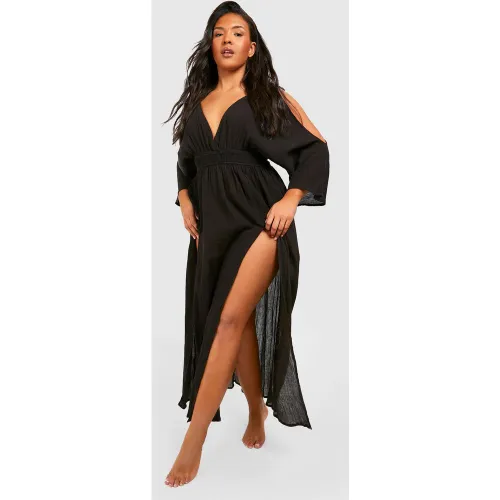 Grande Taille - Robe De Plage Longue - 44 - boohoo - Modalova