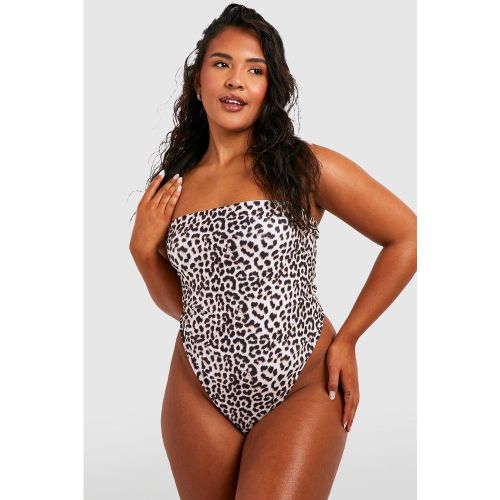 Grande Taille - Maillot De Bain Bandeau Réversible - 44 - boohoo - Modalova