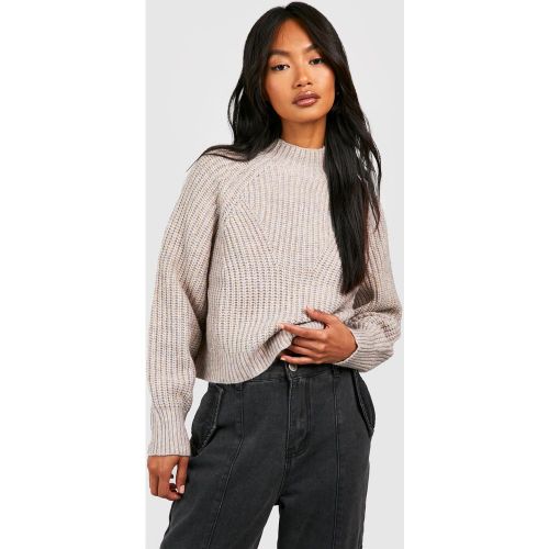 Pull Chiné À Col Montant - S - boohoo - Modalova