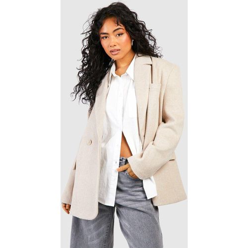 Blazer Oversize En Laine - 38 - boohoo - Modalova