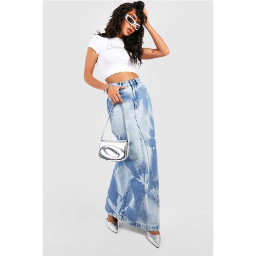 Jupe Longue En Jean - 36 - boohoo - Modalova