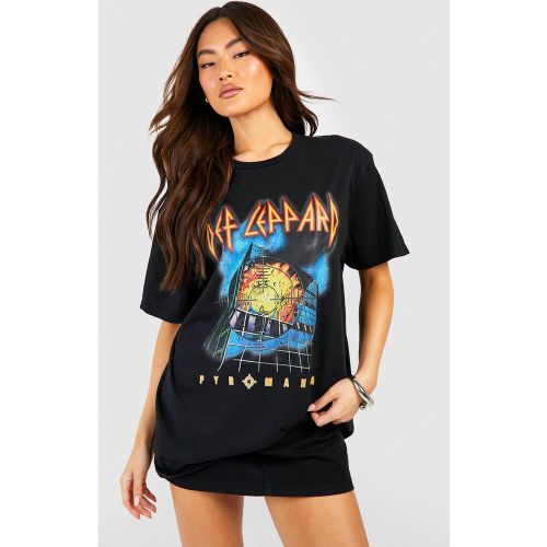 T-Shirt Imprimé Def Leppard - S - boohoo - Modalova