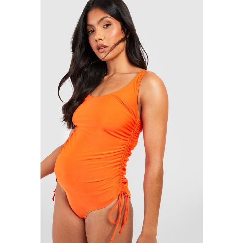 Maternité - Maillot De Bain Froncé - 36 - boohoo - Modalova
