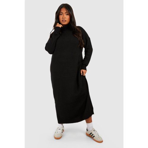 Grande Taille - Robe Mi-Longue À Col Roulé - 44 - boohoo - Modalova