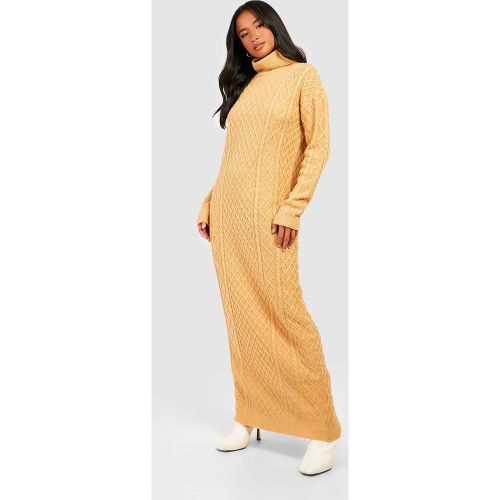 Petite" - Robe Pull Longue À Col Roulé - S - boohoo - Modalova