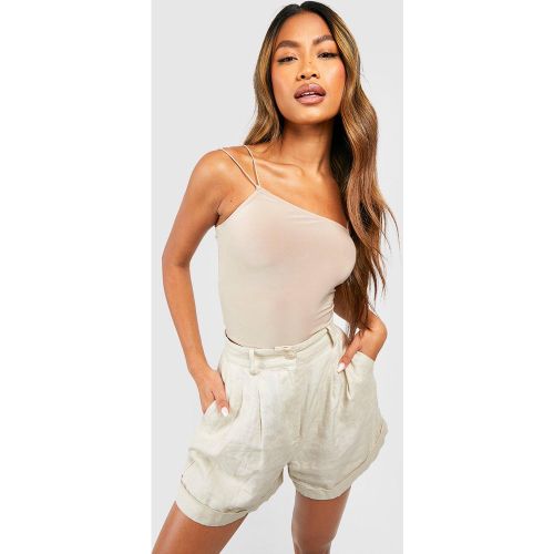 Crop Top Asymétrique À Bretelle Fine - 42 - boohoo - Modalova