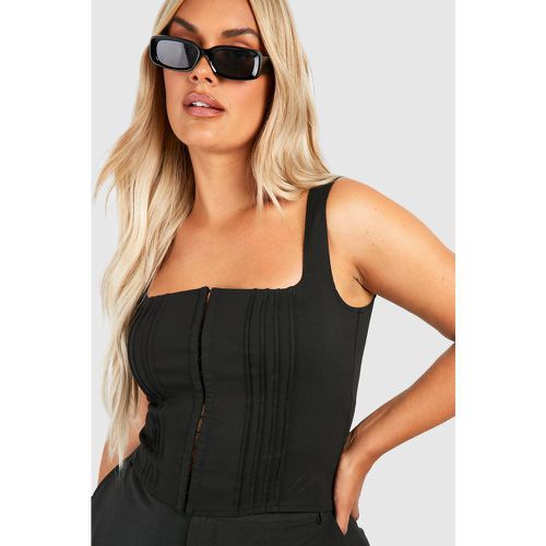 Grande Taille - Corset À Agrafes - 46 - boohoo - Modalova