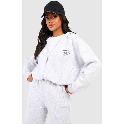 Survêtement Court Zippé À Capuche - S - boohoo - Modalova