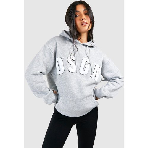 Sweat À Capuche De Grossesse Oversize À Slogan Dsgn Studio - M - boohoo - Modalova