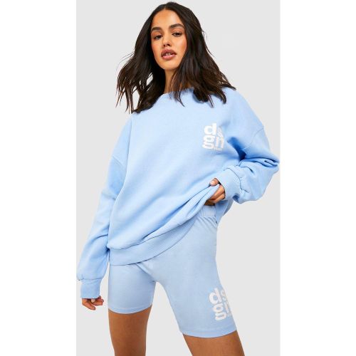 Ensemble Avec Sweat Oversize Et Short Cycliste - S - boohoo - Modalova