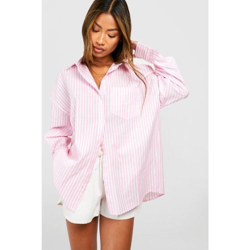 Chemise Oversize À Rayures - 36 - boohoo - Modalova