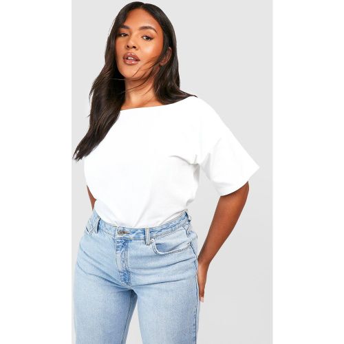 Grande Taille - T-Shirt Oversize À Épaules Tombantes - 52 - boohoo - Modalova