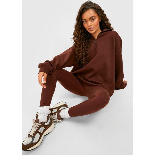 Ensemble Avec Sweat Zippé Et Legging - S - boohoo - Modalova