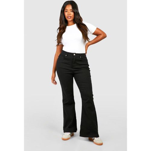 Grande Taille - Jean Flare Taille Haute - 44 - boohoo - Modalova