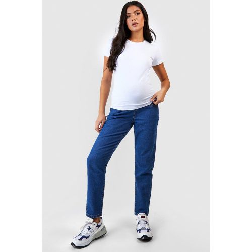 Maternité - Jean Mom De Grossesse - 36 - boohoo - Modalova