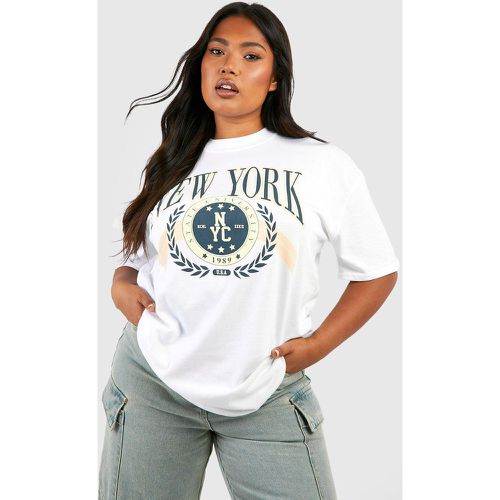 Grande Taille - T-Shirt Imprimé New York - boohoo - Modalova