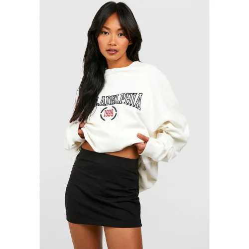 Micro Jupe En Coton - 36 - boohoo - Modalova