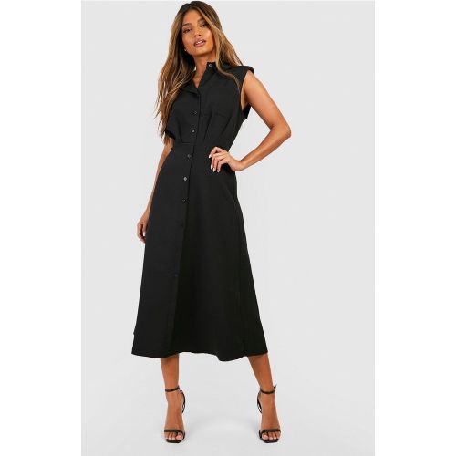 Robe Chemise À Épaulettes - 42 - boohoo - Modalova