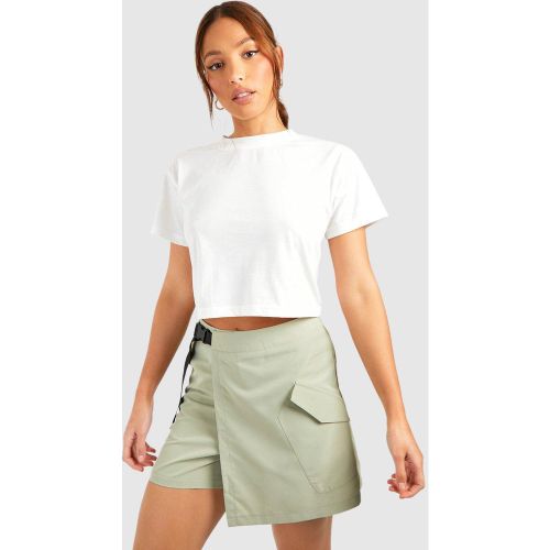 Tall" - Jupe-Short Cargo De Tailleur À Ceinture - 42 - boohoo - Modalova