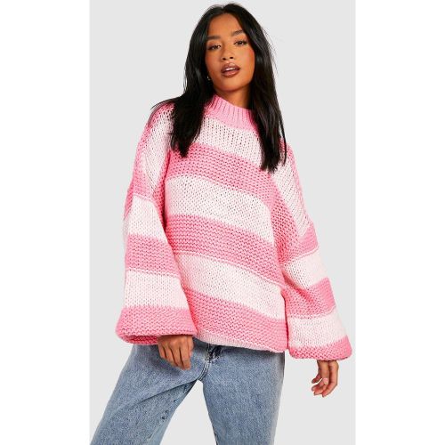 Petite" - Pull Oversize À Rayures - S - boohoo - Modalova