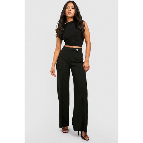 Petite" - Pantalon Asymétrique Stretch - 40 - boohoo - Modalova