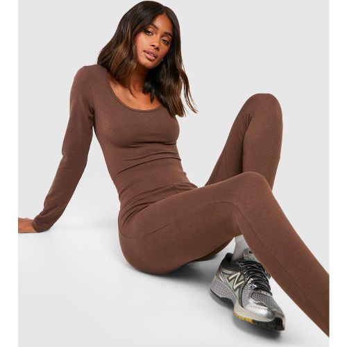 Legging Premium Extra Doux Taille Haute - 34 - boohoo - Modalova