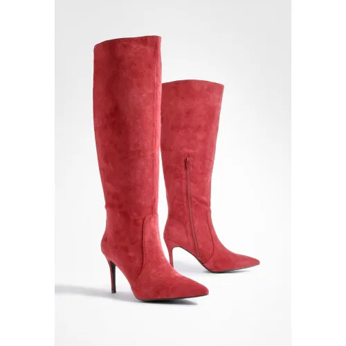 Bottes Hautes Pointues À Talon Aiguille - 36 - boohoo - Modalova