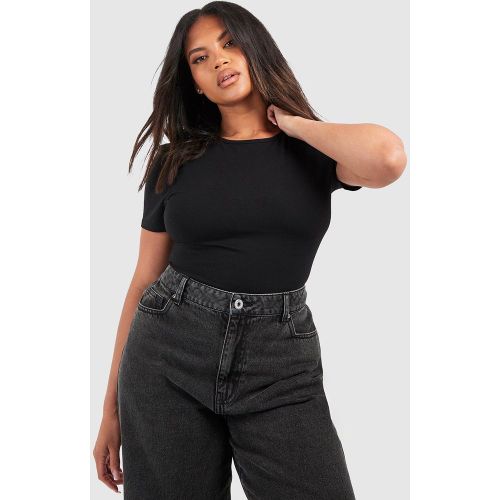 Grande Taille - Body Premium À Col Ras-Du-Cou - 46 - boohoo - Modalova