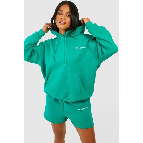Survêtement À Slogan Avec Short - S - boohoo - Modalova