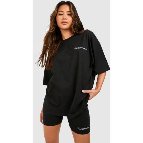 Ensemble Avec T-Shirt Oversize Et Short Cycliste - S - boohoo - Modalova