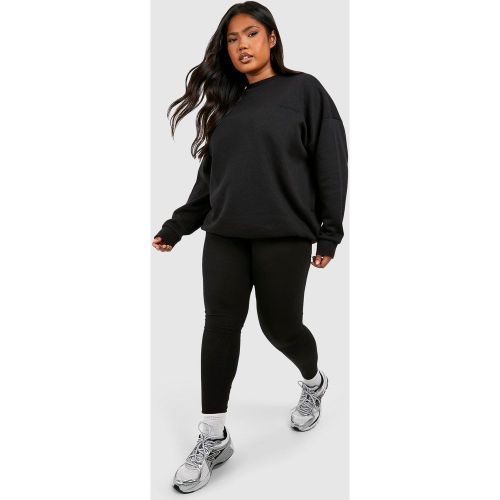 Grande Taille - Ensemble Oversize Avec Sweat Et Legging - 44 - boohoo - Modalova