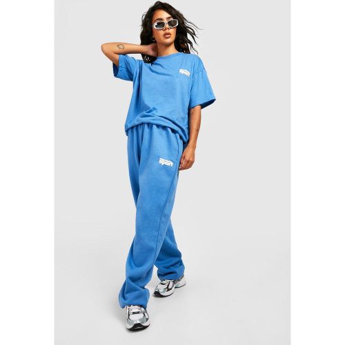 Jogging Droit À Slogan Dsgn Studio - S - boohoo - Modalova