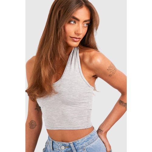 Crop Top Dos Nu À Col Rond - 34 - boohoo - Modalova