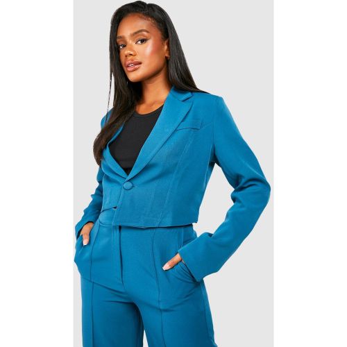 Blazer Court Asymétrique - 34 - boohoo - Modalova