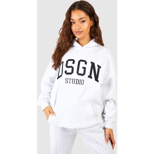 Sweat À Capuche Oversize À Slogan Dsgn Studio - S - boohoo - Modalova
