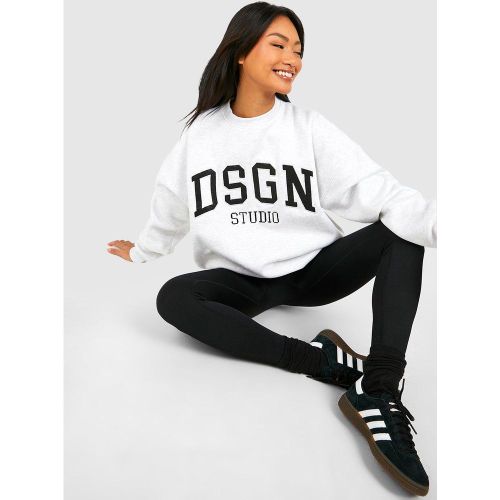 Sweat Oversize À Écusson Dsgn Studio - S - boohoo - Modalova