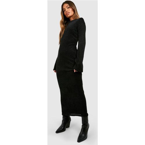 Robe Mi-Longue À Manches Évasées - 42 - boohoo - Modalova