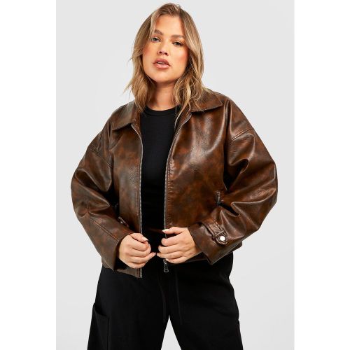 Grande Taille - Veste Effet Vintage - 50 - boohoo - Modalova