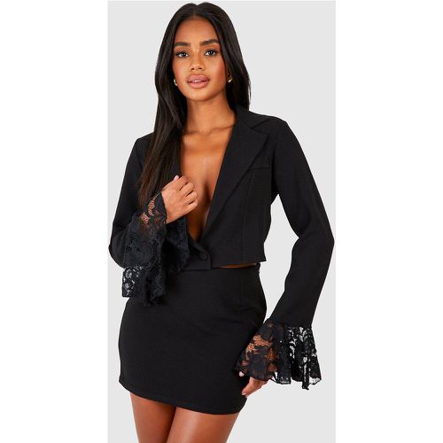 Ensemble Avec Blazer Court Et Mini-Jupe - 38 - boohoo - Modalova