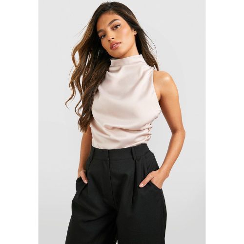 Blouse Satinée À Col Bénitier - 34 - boohoo - Modalova