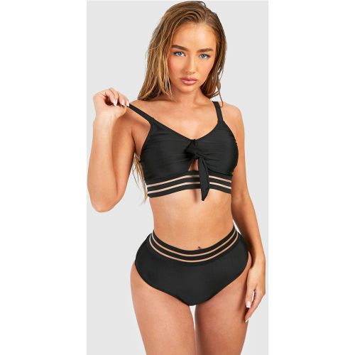Bikini Avec Bas Taille Haute - 40 - boohoo - Modalova