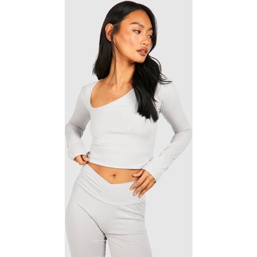 Top Asymétrique Premium Super Doux - 38 - boohoo - Modalova