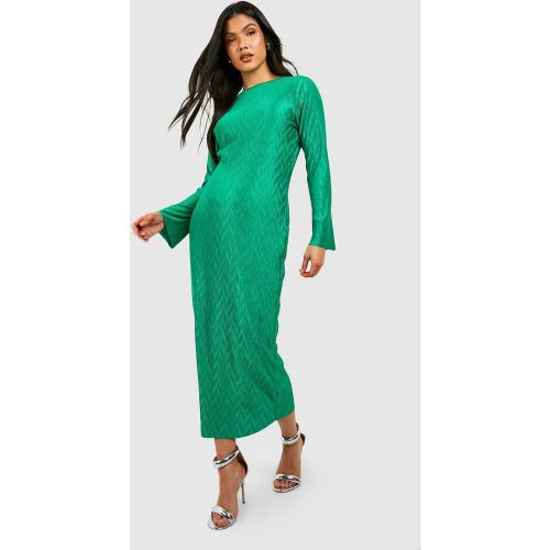 Maternité - Robe De Grossesse Longue Plissée - / - 44, / - boohoo - Modalova