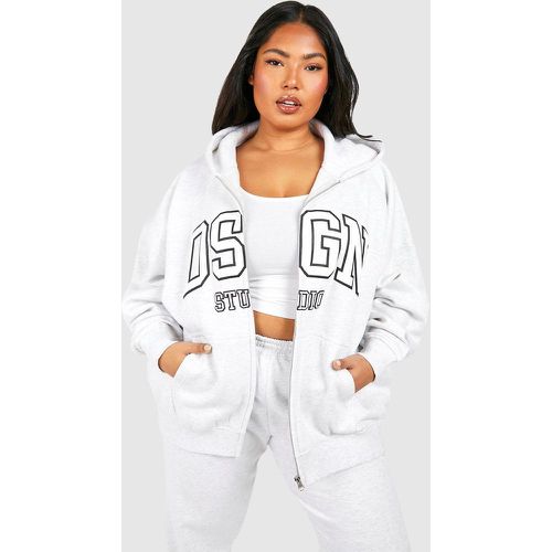 Grande Taille - Sweat À Capuche Oversize À Slogan Dsgn Studio - 46 - boohoo - Modalova