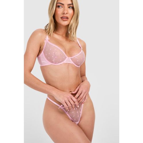 Soutien-Gorge Fleuri - 34E - boohoo - Modalova