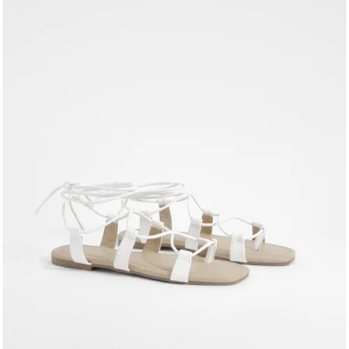 Sandales Spartiates - Pointure Large - 37 - boohoo - Modalova