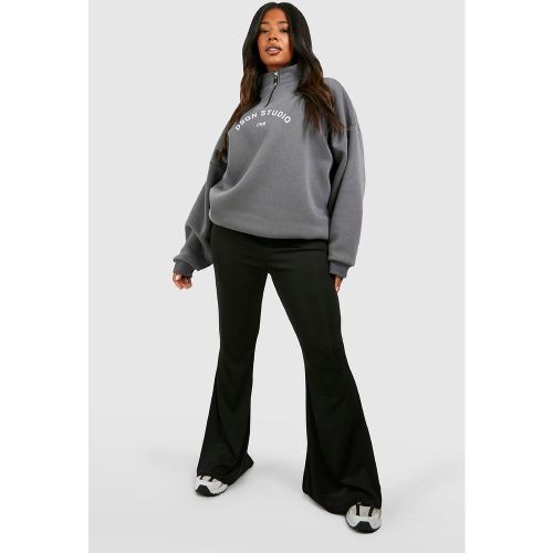 Grande Taille - Pantalon Flare Côtelé - 44 - boohoo - Modalova
