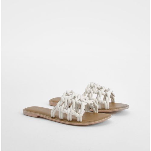 Mules - Blanc - 37, Blanc - boohoo - Modalova