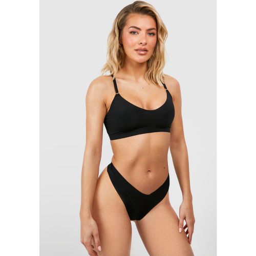 Ensemble De Lingerie Sans Coutures Avec Bralette Et String - M - boohoo - Modalova